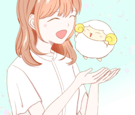 イラスト 私とひつじちゃん1 20240809〜